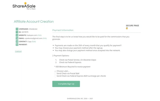 how does shareasale work