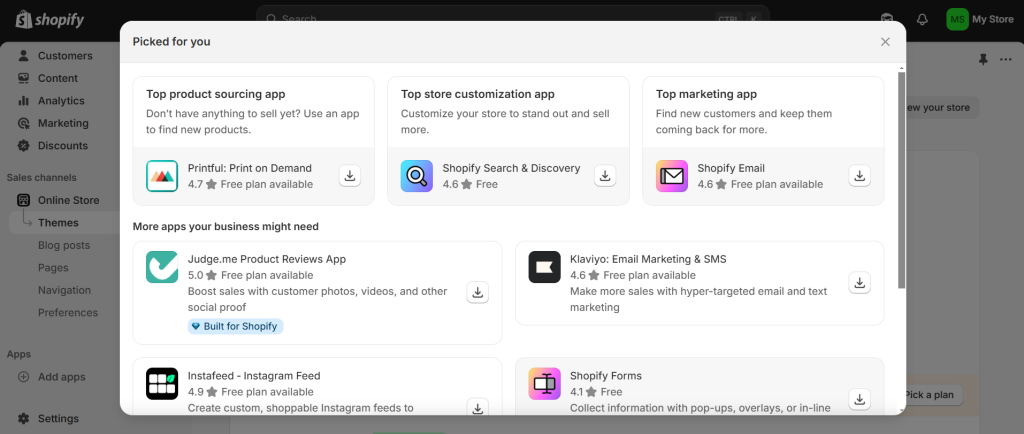 shopify apps
