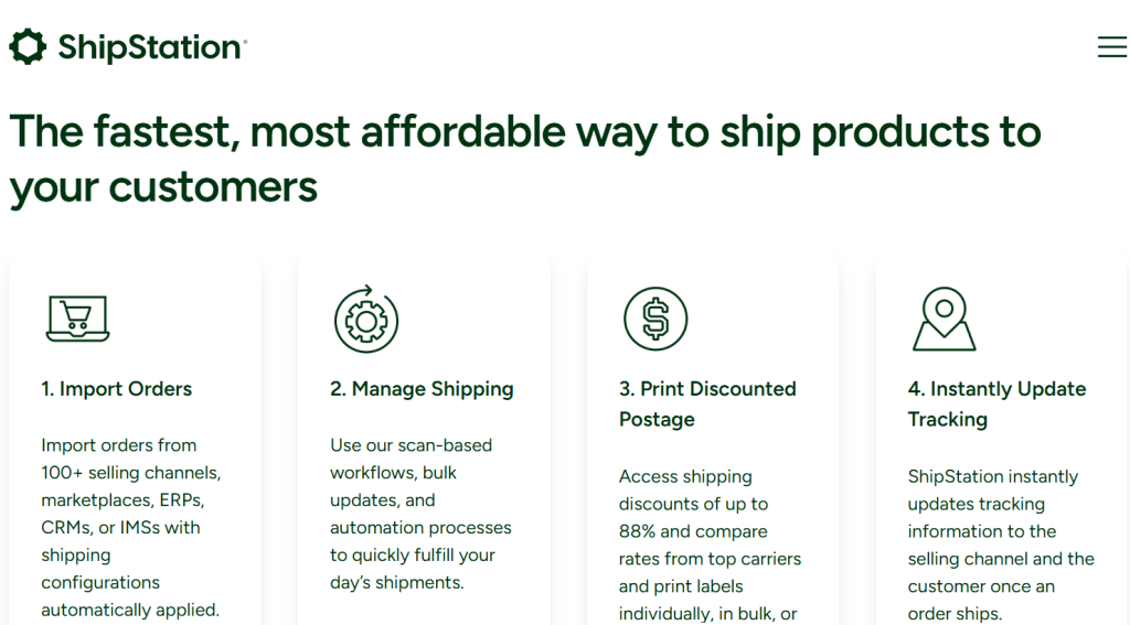 steps to use shipstation