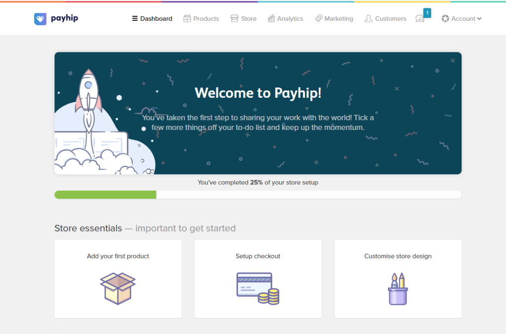 payhip dashboard