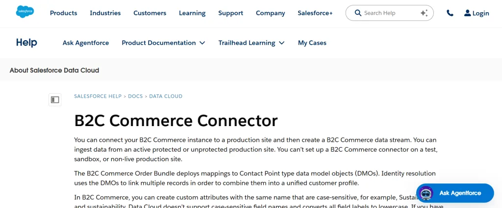 salesforce cloud connector