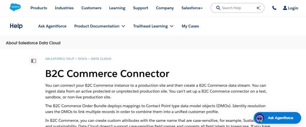 salesforce cloud connector