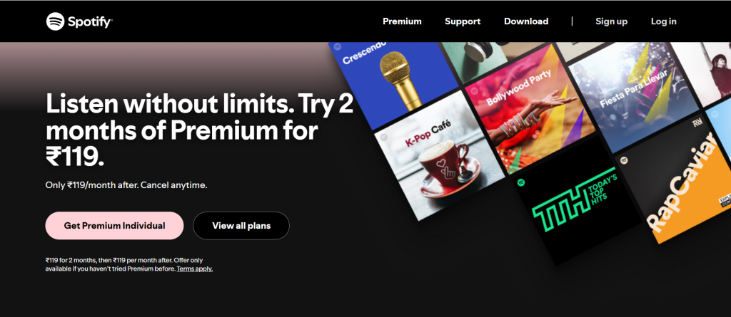 spotify pricing