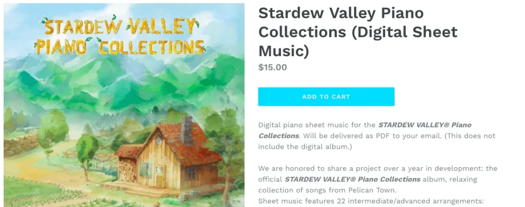 digital sheet music